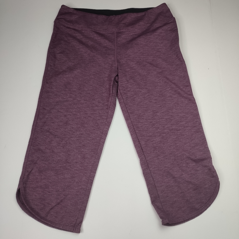 Tuff Athletics Purple and Black Capris Size XL